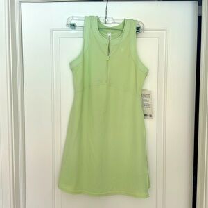 NWTS Lululemon grid-texture sleeveless tennis dress size 6
